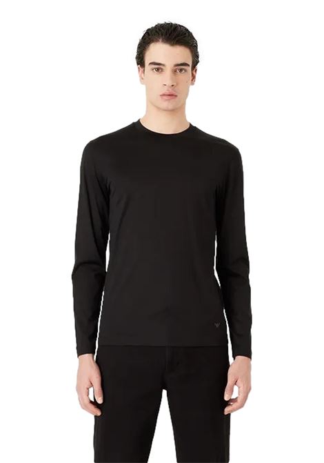 Maglia in jersey misto Tencel EMPORIO ARMANI | T-shirt | 8N1TE9 1JUVZ0999